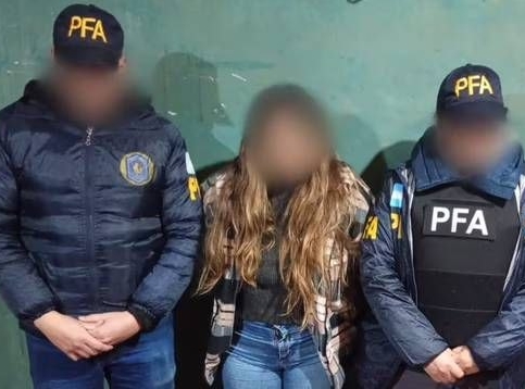 Griselda Ortíz, la principal detenida por la presenta participación en una red de trata de mercenarios.